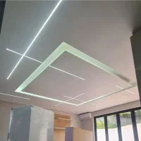 اجرای کناف لاین نوری پشت تی وی