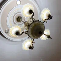 لوستر ۵شعله|لوستر و چراغ آویز|قزوین, |دیوار