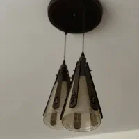 آویز سقفی چوبی|لوستر و چراغ آویز|اصفهان, بهارستان|دیوار