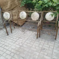 صندلی فرفورژه اهنی