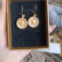 گوشواره و انگشتر طرح ورساچه