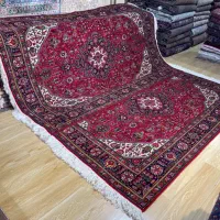 فرش جفت ۶ متری اذرشهر تبریز زمینه لاکی