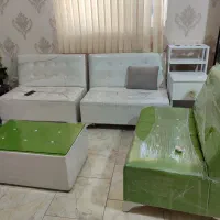 مبل ۸ نفره و ترولی ام دی اف