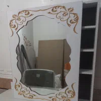 میز آرایشی همراه با آینه ریلی