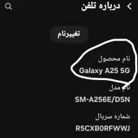 گوشی SAMSUNG a25