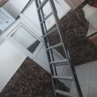 نردبان دوطرفه فلزی سنگین سه متری