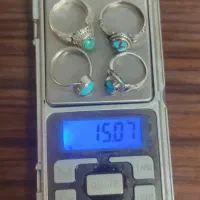 با عرض سلام چهار عدد انگشتر فیروزه