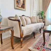 مبل کلاسیک سه گل فرانسوی تولیدی مبل آسایش