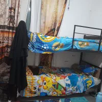 باسلام یه تخت دوطبقه  بادوعددلوستر|لوستر و چراغ آویز|بم, |دیوار