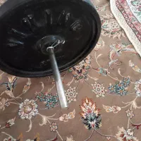 هالتر ۴۰ کیلویی هر صفحه وزنه ۲۰ کیلو ومیله هالنر