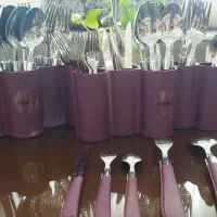 سرویس 60 تایی قاشق چنگال نو برندonix دسته چرمی|ظروف سرو و پذیرایی|رشت, استقامت ۱|دیوار