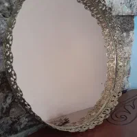 کندی با سینی آیینه ای طلایی|ظروف سرو و پذیرایی|تاکستان, |دیوار