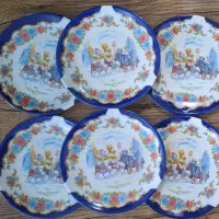 ورق بزن ظرف ظروف بشقاب ملامین قدیمی دیوارکوب سنتی|ظروف سرو و پذیرایی|مشهد, ادیب نیشابوری (شهرک غرب)|دیوار