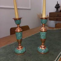 شمعدان فیروزه کوبی