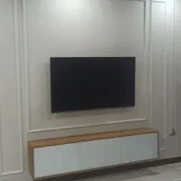 تی وی روم دیواری MDF هایگلاس قابندی