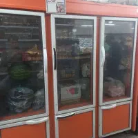 یخچال ۳درب ویترینی سالم،اتومات فعال