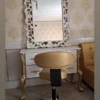 آینه و کنسول و صندلی|مبلمان خانگی و میز عسلی|شهرضا, |دیوار