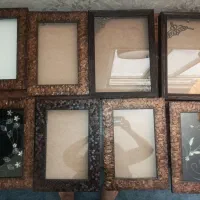 قاب عکس چوبی