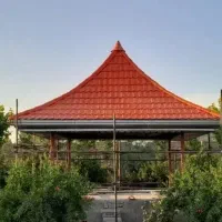 آلاچیق سردرب سوله شیروانی سقف سبک