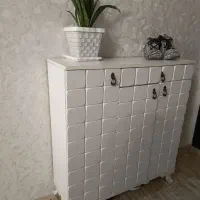 جاکفشی سفید شیک  mdf