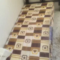 تخت خواب تک نفره فلزی|تخت و سرویس خواب|کرمان, |دیوار