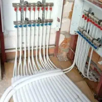 تاسیسات ساختمان.لوله کشی پنج لایه و تک لایه.