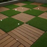 تایل چوب چمن