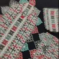 کریشی، آینه، سرتوپ و دوخت روی لباس تپه ای|لباس|خاش, |دیوار