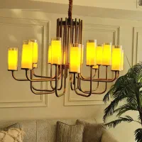 لوستر ۱۶ شاخه برنزی