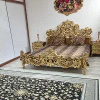تخت منبت ورق طلا