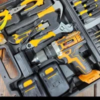 پک کامل دریل شارژی با لوازم تکمیل|ابزارآلات|ساوه, |دیوار