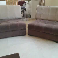 مبل راحتی هفت نفره سالم با میز وسط