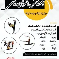 آموزش هنرهای رزمی کونگفو،ژیمناستیک،سلاح سرد بانوان