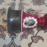 کوزه قلیان قجری وسرقلیان|کلکسیون اشیاء عتیقه|بروجرد, |دیوار