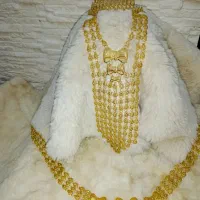 سرویس تاج و کمربند و گردنبند کردی