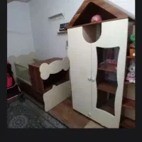 تخت کودک دومنظوره