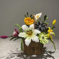 گل های ماندگار و مخملی پیپ پاک کن|گل مصنوعی|تهران, شهرک پاسداران|دیوار