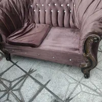 مبلمان ۷ نفره|مبلمان خانگی و میز عسلی|ابریشم, |دیوار