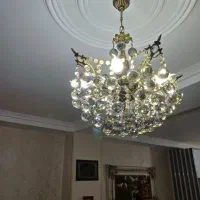 لوستر برنجی کریستال|لوستر و چراغ آویز|تهران, هفده شهریور|دیوار