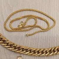 طلا دستبند و زنجیر