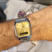 ساعت کاسیو دو زمانه صفحه رنگی|ساعت|رشت, حمیدیان|دیوار