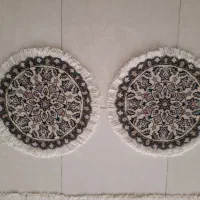 یک جفت قالیچه دستباف نائین