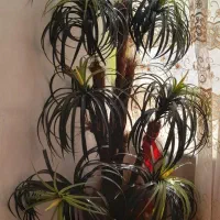 گل مصنوعی نخل ۷شاخه روسی