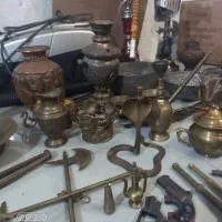 مقداری لوازم قدیمی برنزی