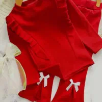 ست بلوز و شلوار چوب کبریتی|کفش و لباس بچه|ساری, |دیوار