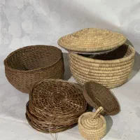 سبد حصیری|صنایع دستی و سایر لوازم تزئینی|گرگان, |دیوار