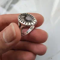 انگشتر نقره،سنگ شجر اصل