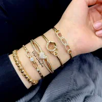 پارت جدیدوجذاب بنگل های دستبندی ژوپینگ طرح آترینا