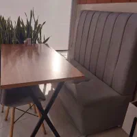 ست میز و مبل و صندلی غذا خوری|میز و صندلی غذاخوری|باسمنج, |دیوار