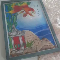 نقاشی مداد رنگ